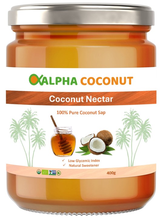 Retail coconut nectar product range