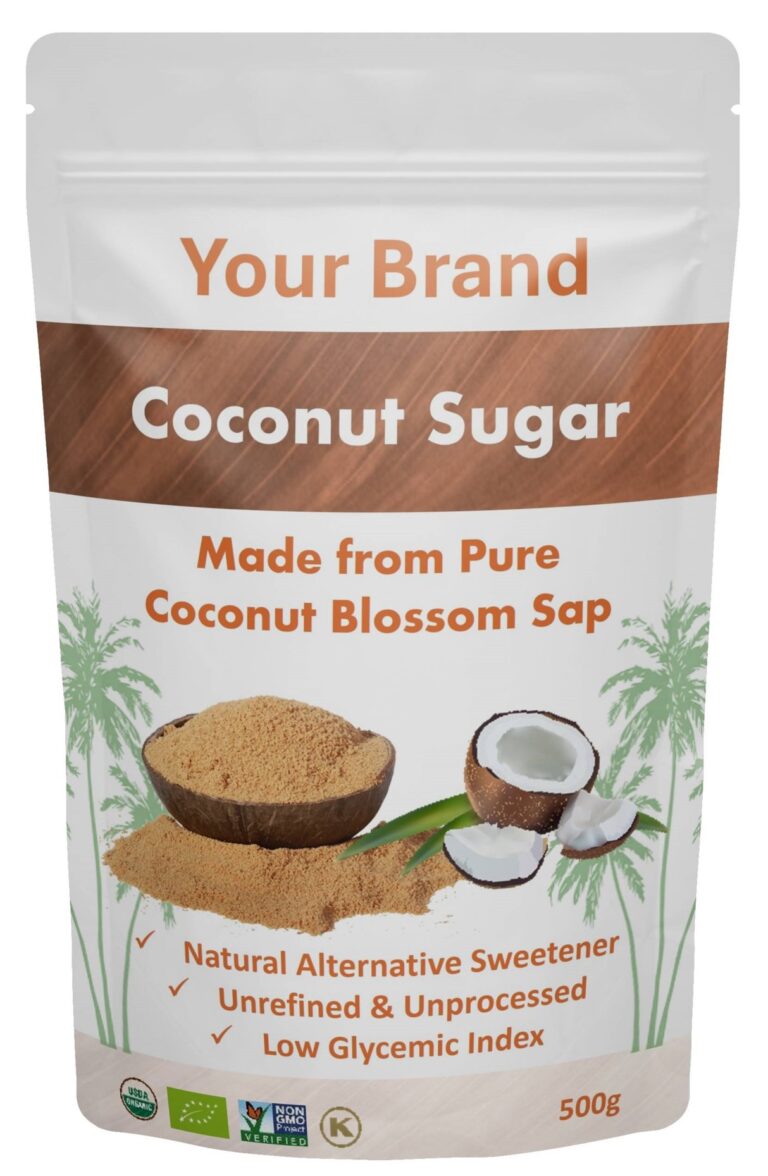 Private Label coconut sugar product range