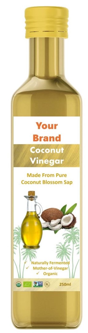 Private Label Coconut Vinegar product range