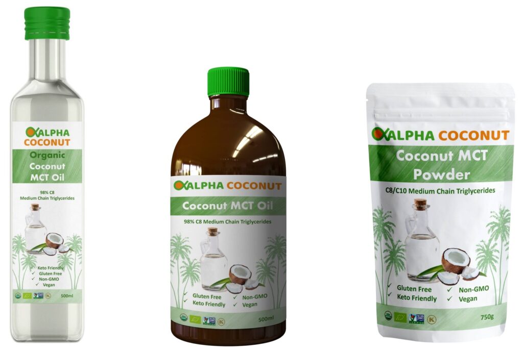 Retail Coconut MCT Oil products