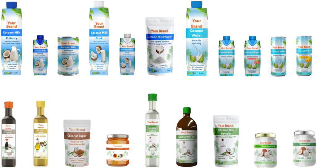 Private Label Coconut Products